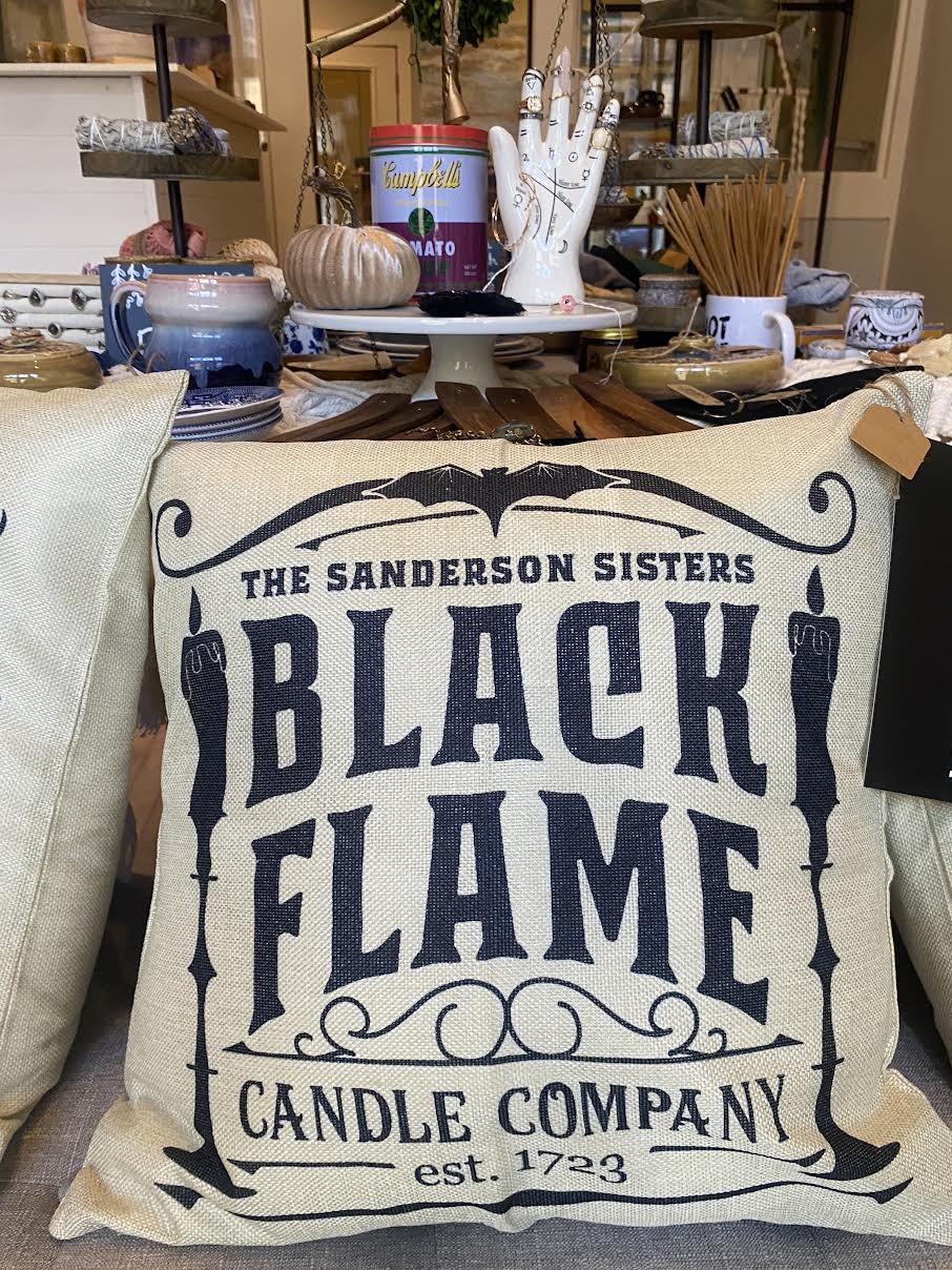 Black Flame Candle Co. Pillow Cover + Insert