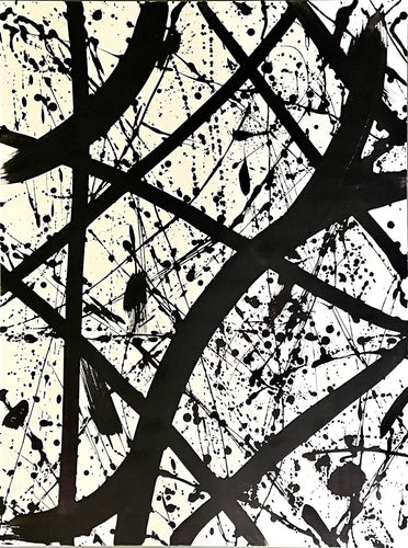 JEAN CLAUDE BURROUGHS - CROSSROADS - ACRYLIC ON CANVAS