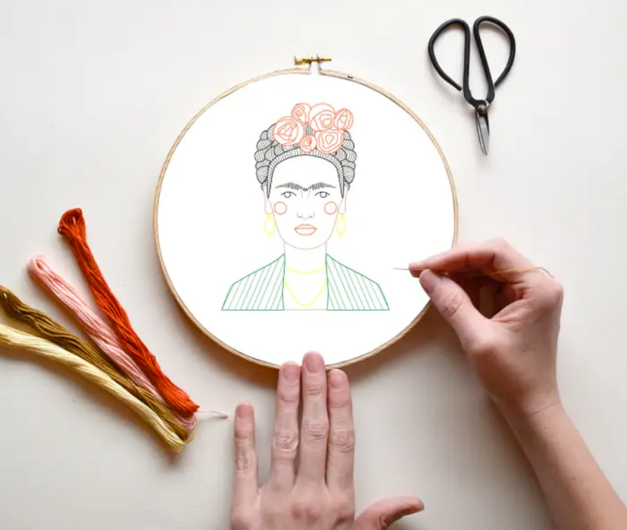Frida DIY Embroidery Kit