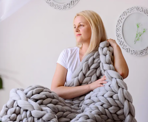 Chunky Knit Blanket